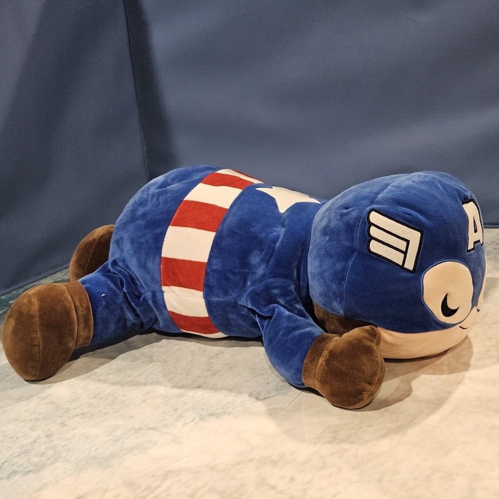 22" Marvel Captain America Cutleez Plush Disney Store 22in Stuffed Superhero